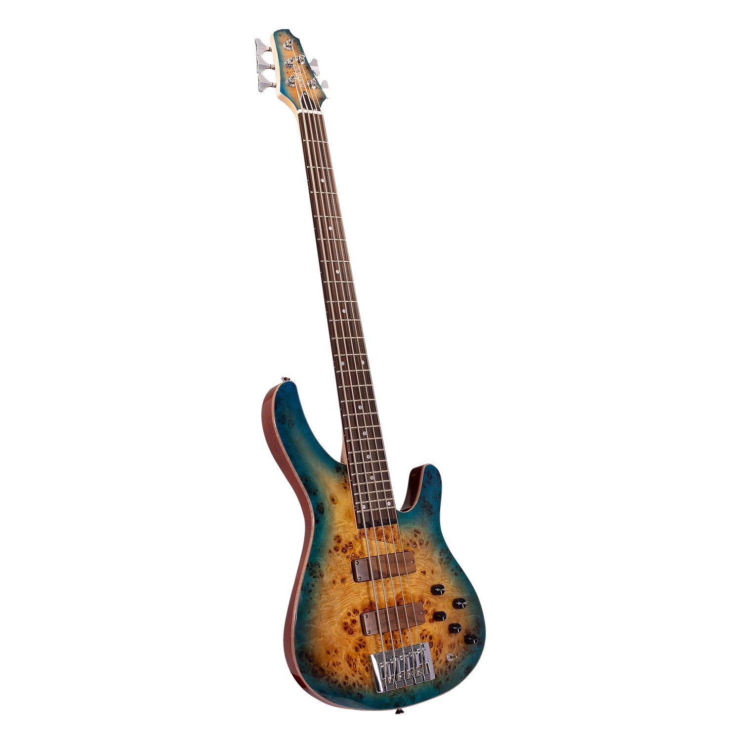 Babilon Master V Five Strings Electric Bass in Blue-Electric Bass-Babilon-Hermes Music